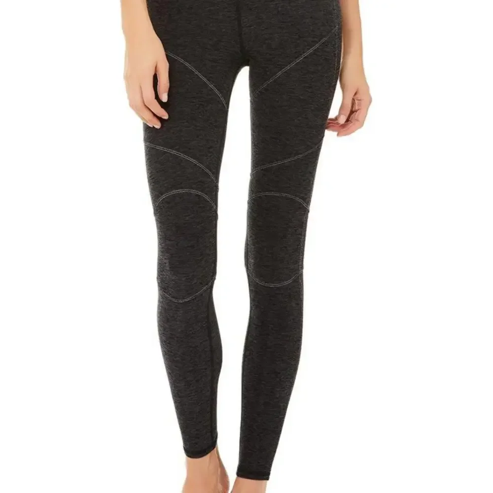 Alo Yoga High-Waist Alosoft Revel Legging - Dark Heather Grey in Gray